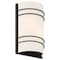 Access Lighting Cassi, 2 Light Wall Sconce, Matte Black Finish, Opal Glass 20416-MBL/OPL - alternate 3